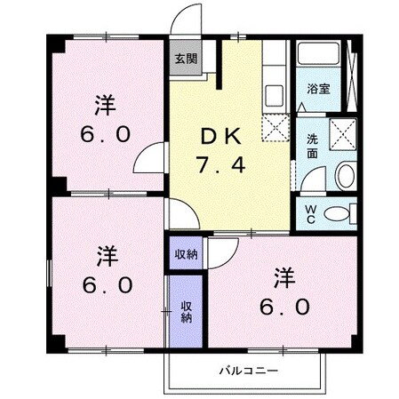 サンパークの物件間取画像